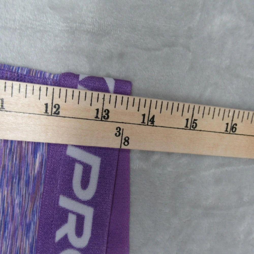 Nike Pro Short Women XXL Purple Space Dye Dri Fit High Rise Tight Fit $74‎ NEW